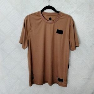 BKLYN Athletics men's shirt size Large, NWT color brown.